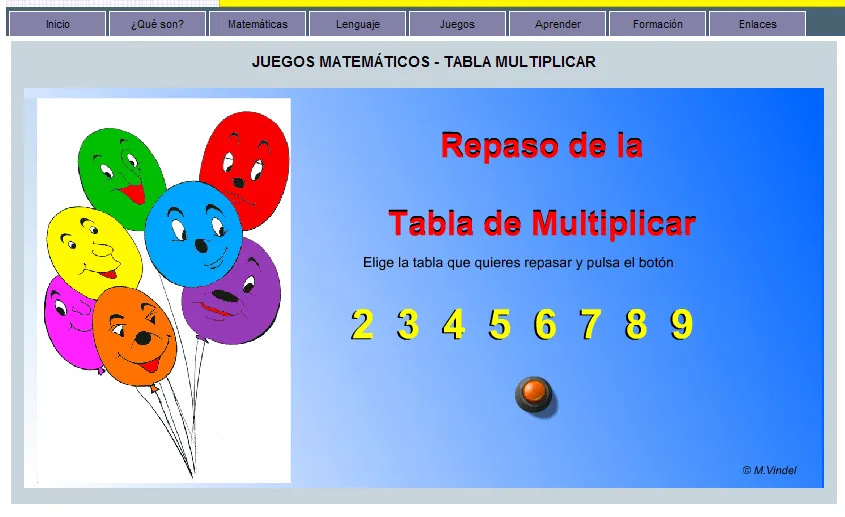 MilagroTIC: TABLAS DE MULTIPLICAR - APRENDO CON JUEGOS INTERACTIVOS