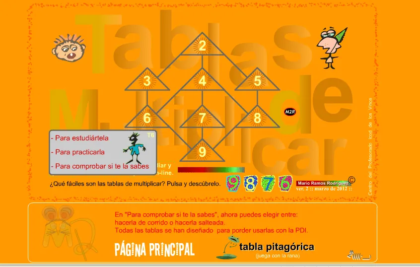 MilagroTIC: TABLAS DE MULTIPLICAR - APRENDO CON JUEGOS INTERACTIVOS