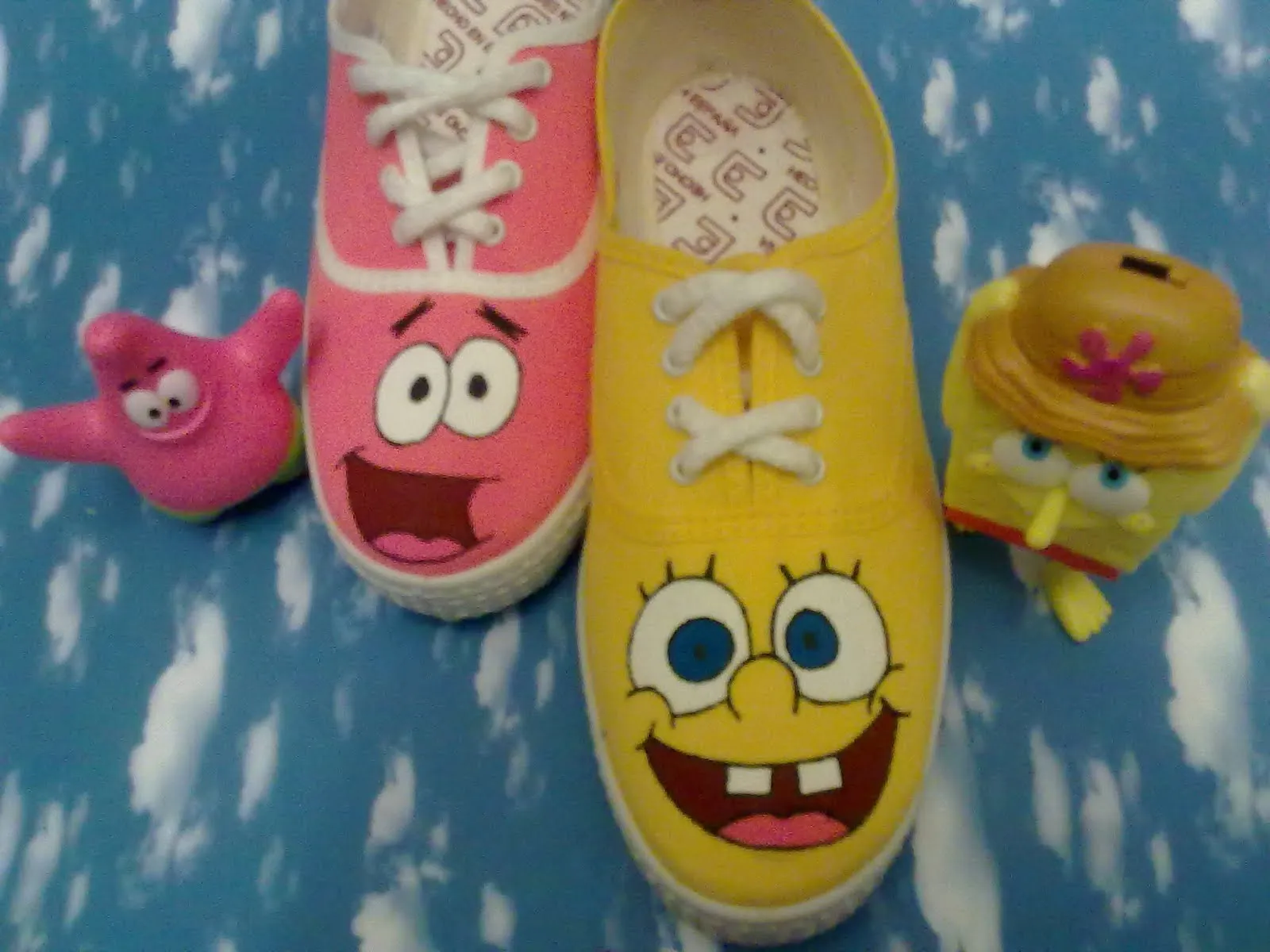 milita-manualidades: Zapatillas bob esponja paso a paso