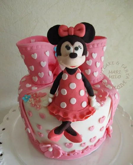 Mimmi och Musse Pigg tårta | Mari Milo Cake Design