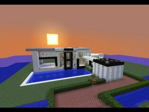 Minecraft Casa moderna / modern house + Descarga / download - YouTube