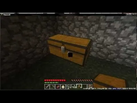 Minecraft Cofre grande (por un Noob) - YouTube