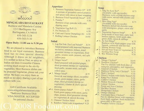 Menu de restaurant - Imagui