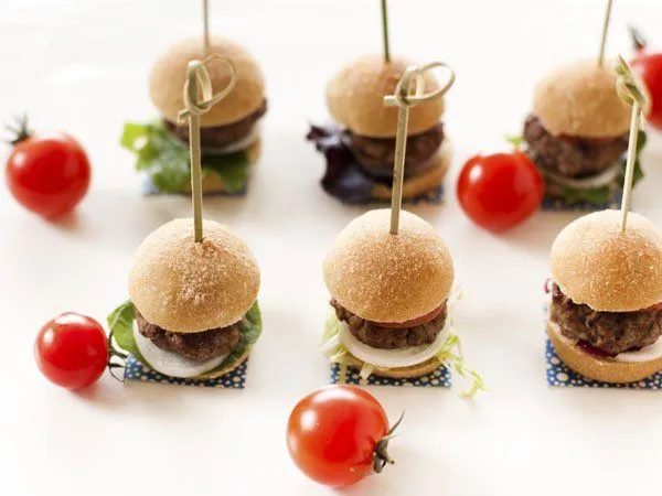 Mini hamburguesas. Recetas fáciles para niños