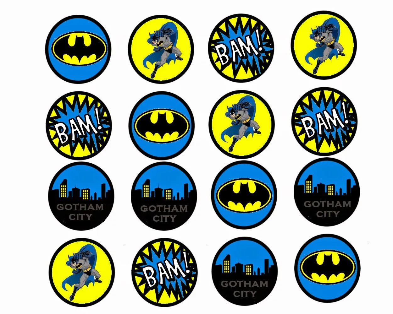 Mini Kit de Batman para Imprimir Gratis. | Ideas y material gratis ...