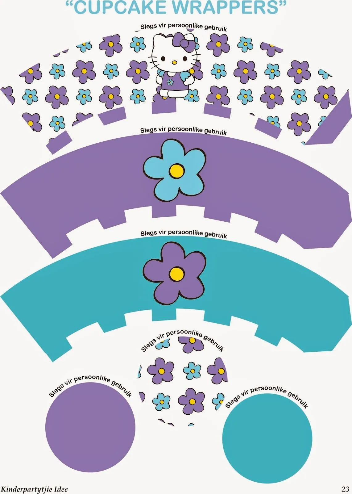 Mini Kit de Hello Kitty para Imprimir Gratis. | Ideas y material ...