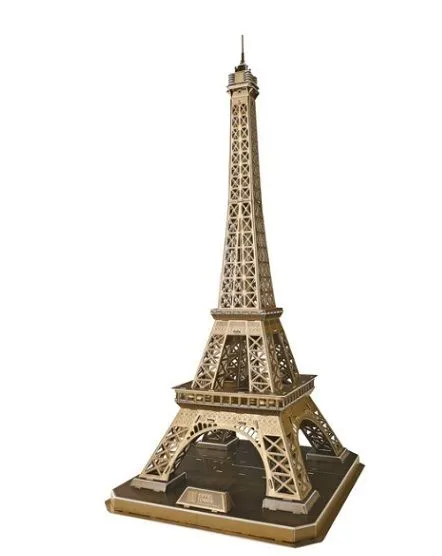 Miniatura maqueta carton de la torre Eiffel, LE128921, IndalChess ...