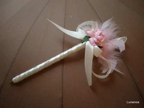 Plumas decoradas para boda - Imagui