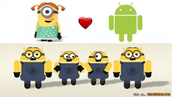 Minion y Android se hacen pareja y…