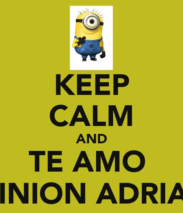 Te amo minion - Imagui