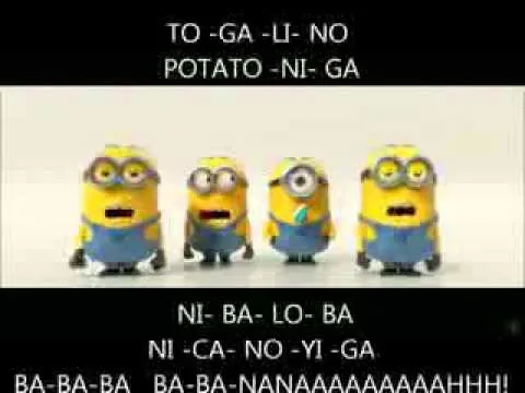 Minions BANANA POTATO - YouTube