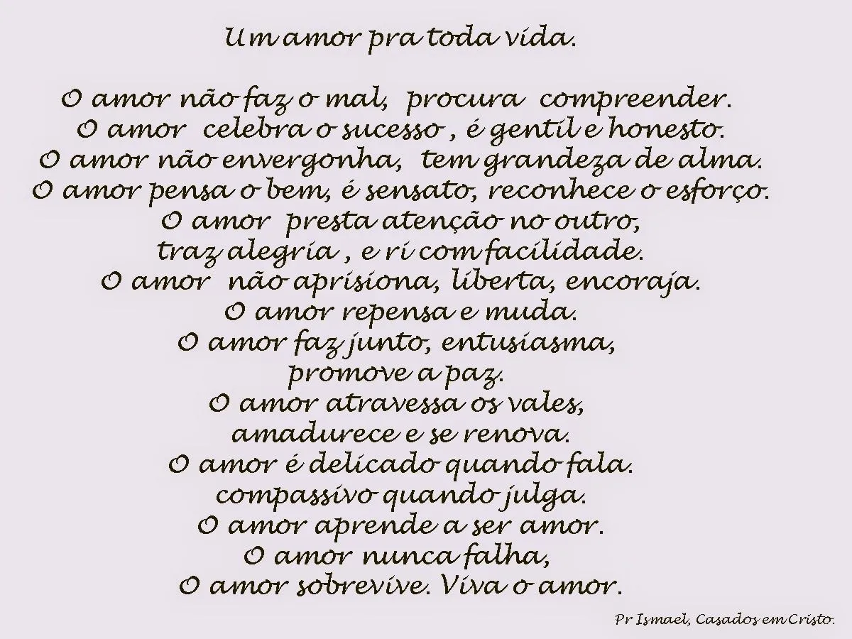 MINISTÉRIO CASADOS EM CRISTO: FRASES E PENSAMENTOS SOBRE O AMOR CONJUGAL