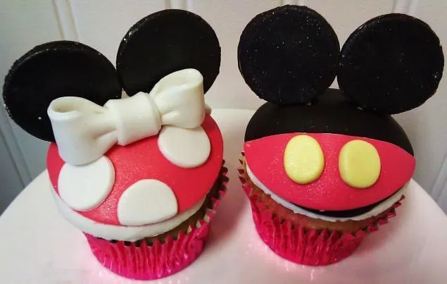 Cupcakes de Mickey y Minnie - Imagui