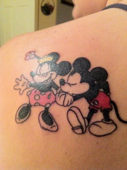 minnie and mickey tattoo | Tumblr