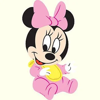 Minnie baby en foami - Imagui