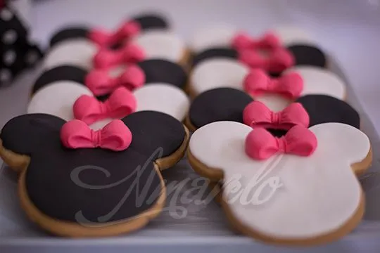 Minnie #cookies! #Event Styling ¡Padrísimas #galletas en forma de ...