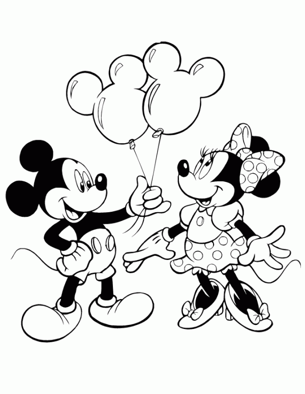 Minnie Para Dibujar | Pintar imágenes - Part 2 | nice balloons ...