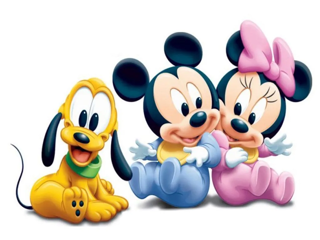 Minnie y Mickey bebé png - Imagui