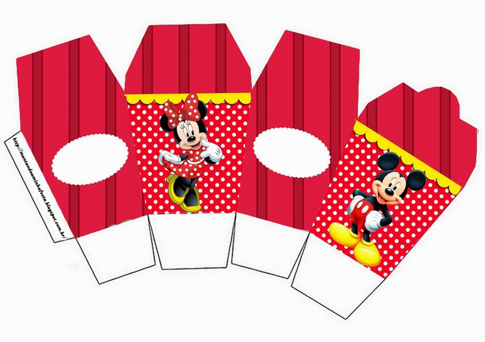 Minnie y Mickey: Cajas para Imprimir Gratis. | Ideas y material ...