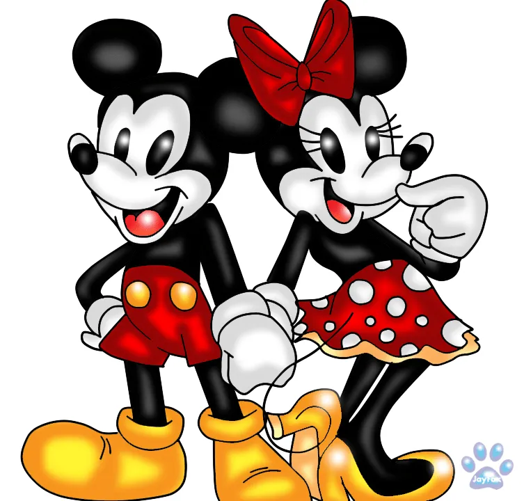 Minnie Mouse and Figaro by zdrer456 on DeviantArt