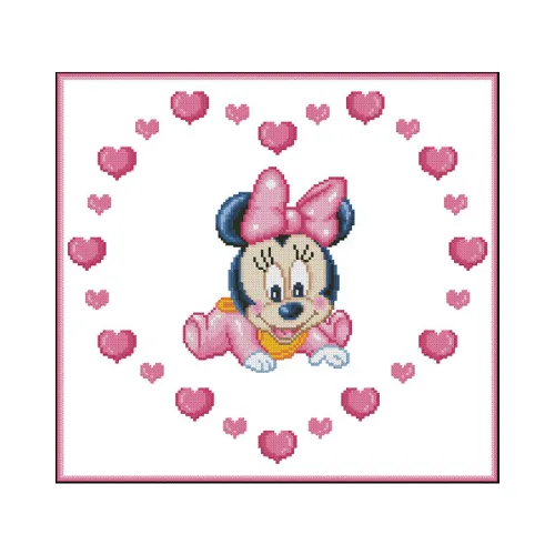 Minnie mouse baby - Nos gusta crear punto de cruz ....