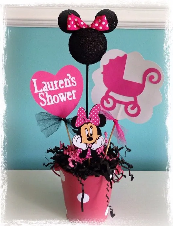 Minnie Mouse baby shower decoration