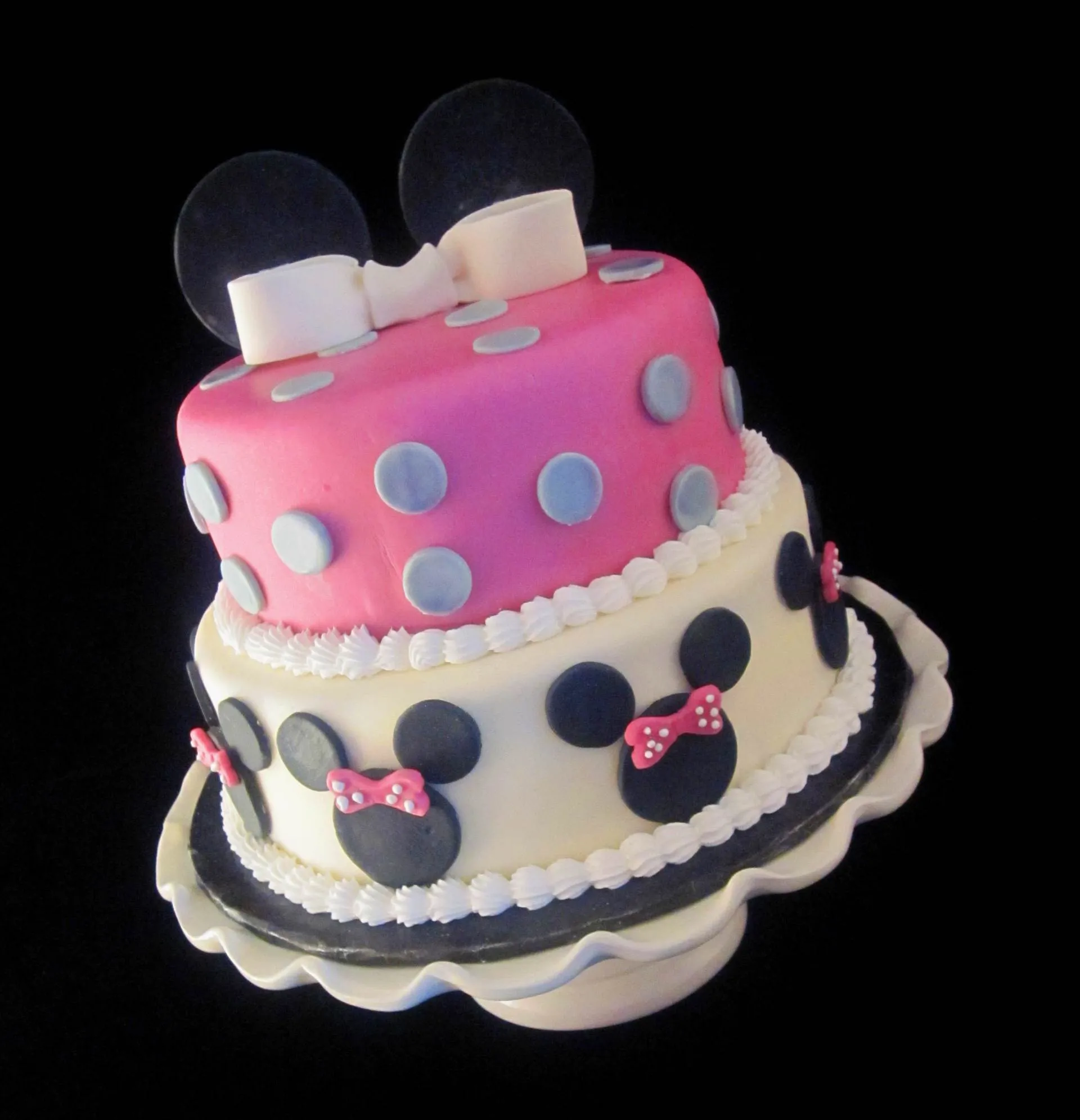 Minnie Mouse Baby Shower Pink Black and Silver Danville, KY September ...