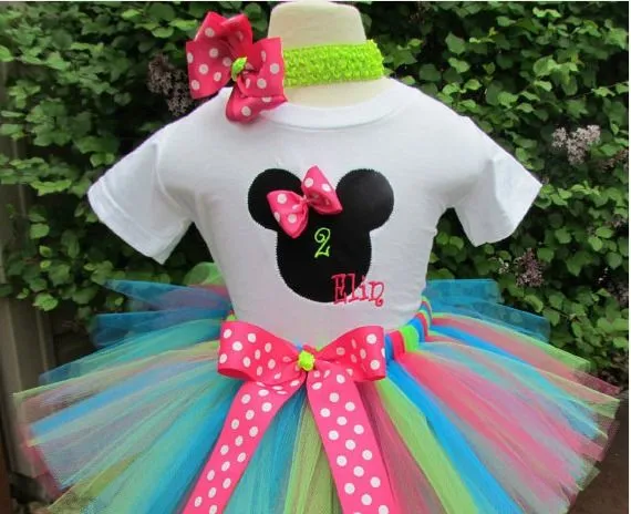 Minnie Mouse Birthday Tutu Sets, Birthday Hats, Shirts, Clothing