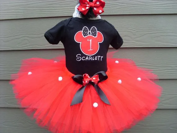 Minnie Mouse Birthday Tutu Sets, Birthday Hats, Shirts, Clothing