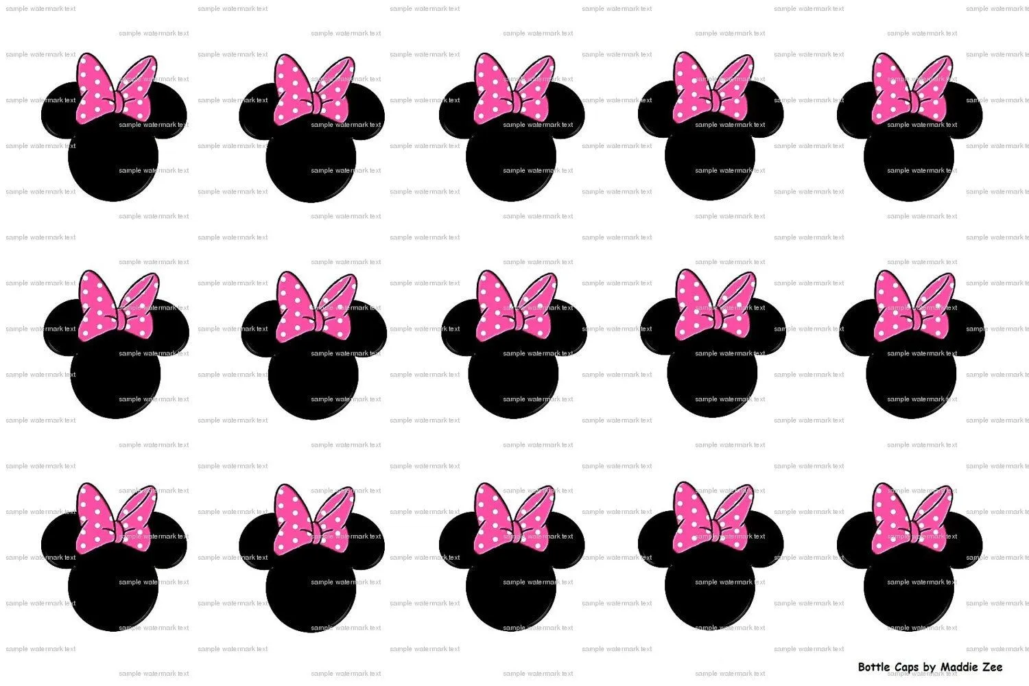 Minnie Mouse Bow Template Pictures | Birthday party ideas | Pinterest