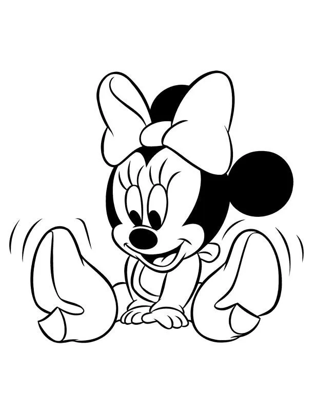 Minnie Mouse Para Colorear