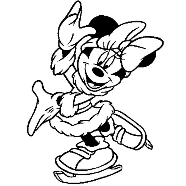 MINNIE MOUSE : Coloriage minnie mouse en Ligne Gratuit a imprimer ...