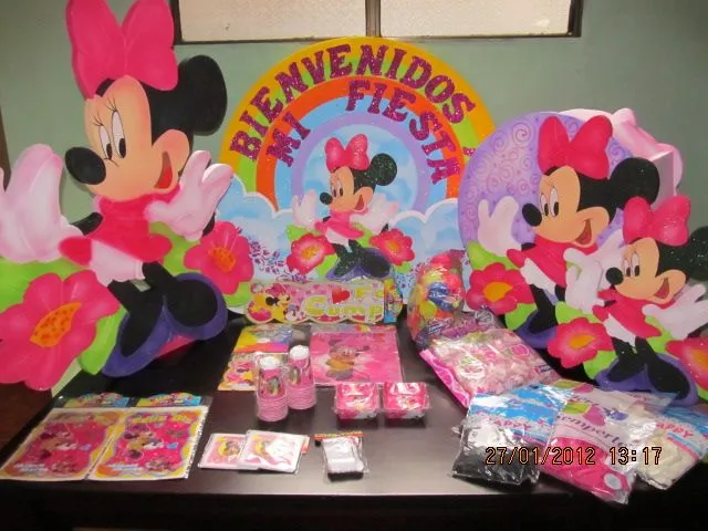 MINNIE MOUSE DECORACION FIESTAS INFANTILES | Fiestas tematicas ...