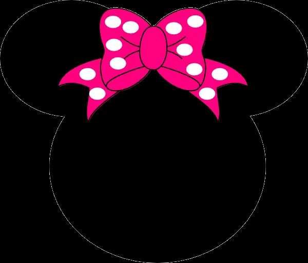 Minnie Mouse Face Outline - ClipArt Best