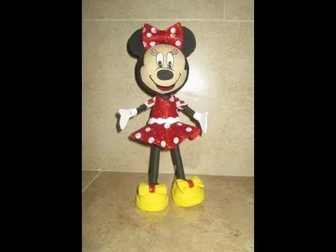 MINNIE MOUSE HECHA CON FOAMY O GOMA EVA - Youtube Downloader mp3