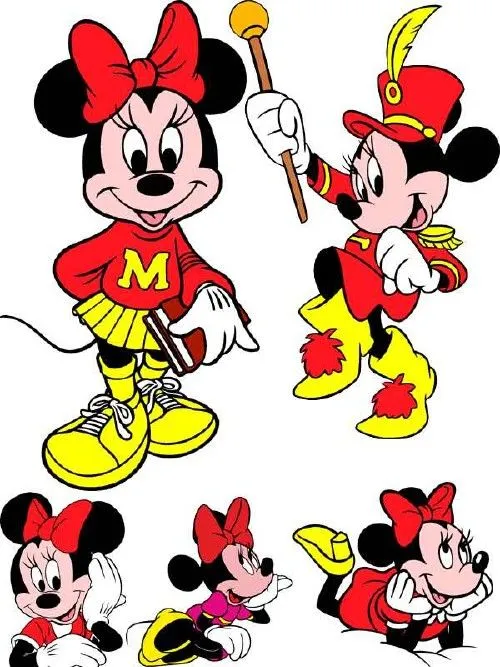 Mini Mouse Vector Gfxcool - Free Graphic Sources Kingdom - Vector ...