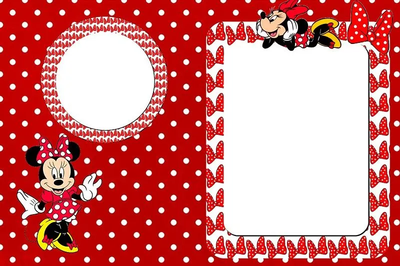 Minnie Mouse de rojo: invitaciones para imprimir gratis. - Ideas y ...