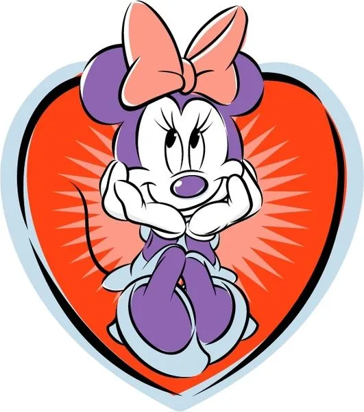 Minnie mouse 1 Vector logo - vectores gratis para su descarga gratuita