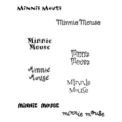 Minnie Mouse-Vector Logo-vector Libre Descarga Gratuita