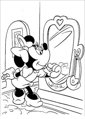 Minnie Mouse blanco y negro - Imagui