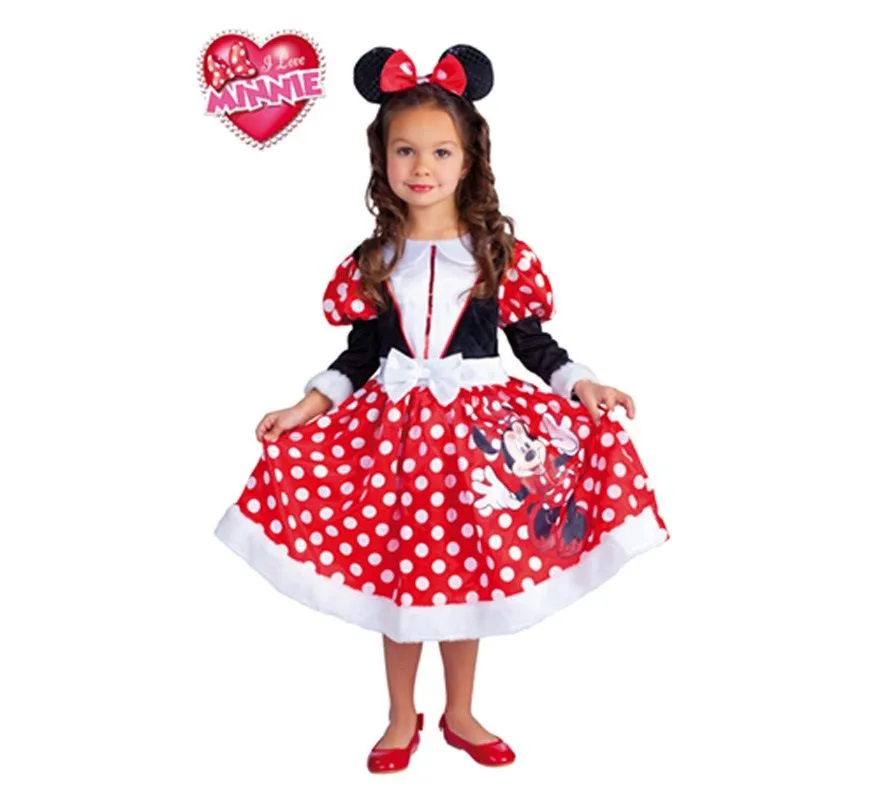 de Minnie Mouse Winter para niñas de 5 a 7 años