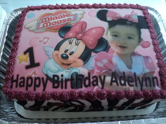 Minnie Mouse Zebra Cake | Yelp