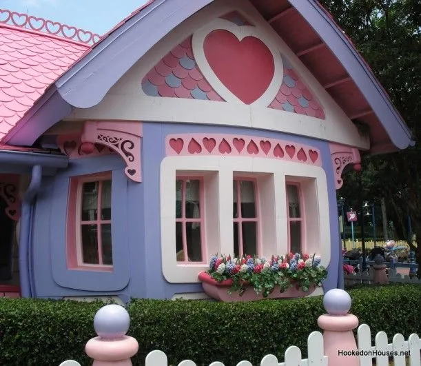 Minnie Mouse's Pink & Purple Cottage at Disney World