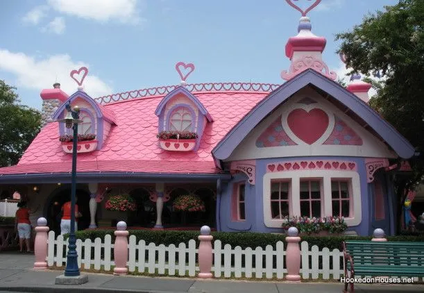 Minnie Mouse's Pink & Purple Cottage at Disney World