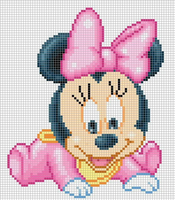 Minnie punto croce - Imagui