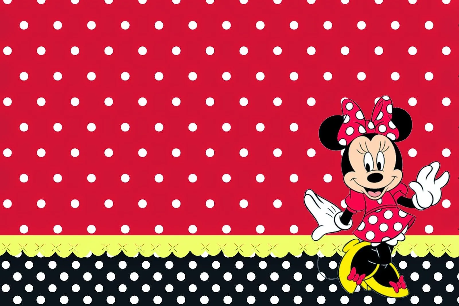 Minnie Rojo: Invitaciones para Imprimir Gratis. | Ideas y material ...