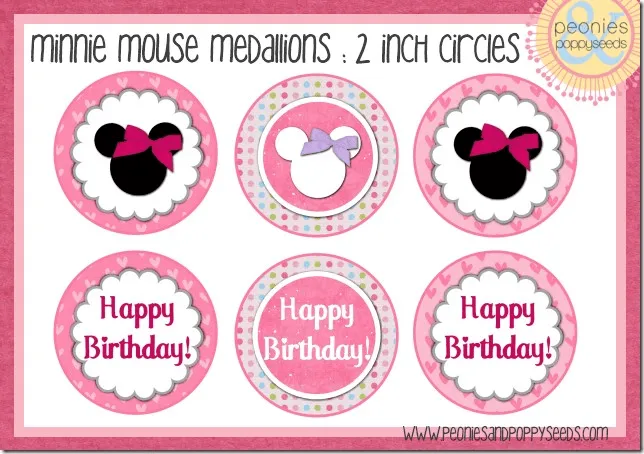 Minnie: Wrappers y Toppers para Cupcakes, para Imprimir Gratis ...