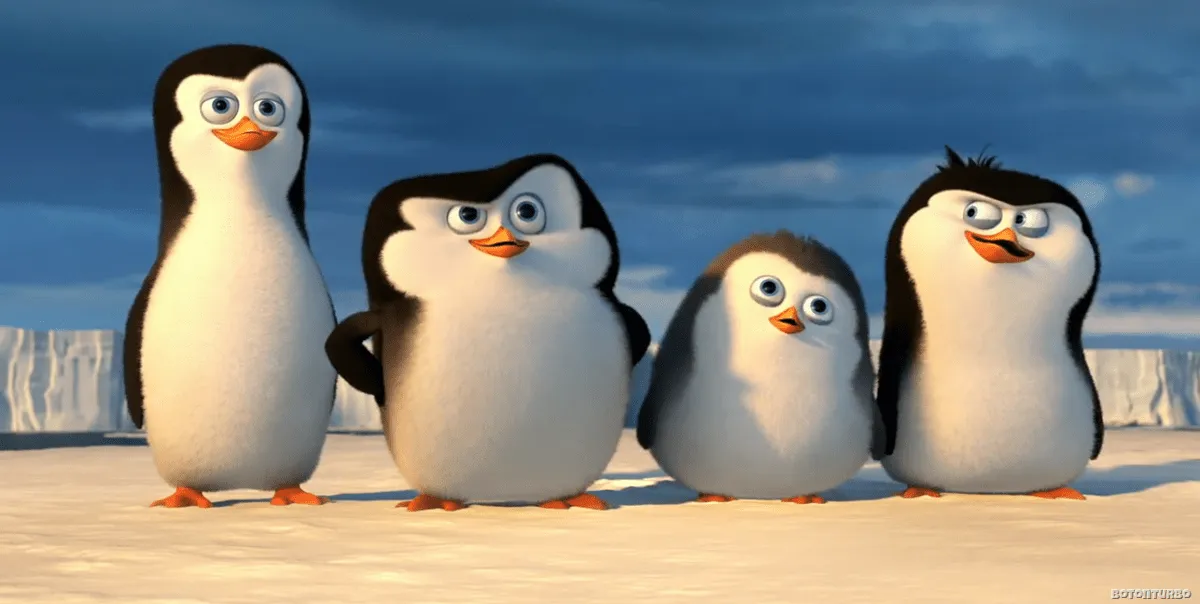 5 MINUTAZOS de la película “Los Pingüinos de Madagascar” | Boton Turbo