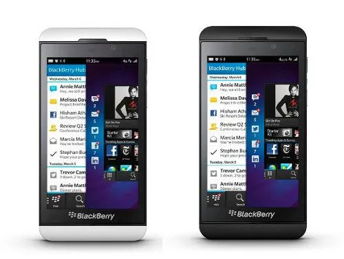 Mira al nuevo BlackBerry Z10