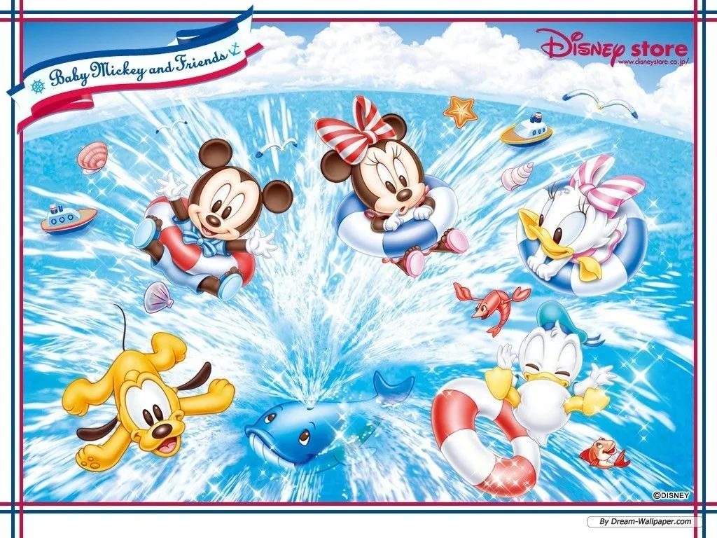 miracle wallpapers: Mickey mouse baby wallpaper